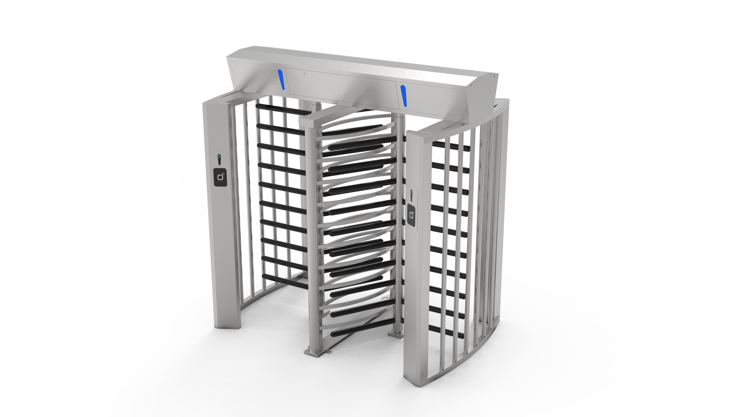 小区旋转闸双通道